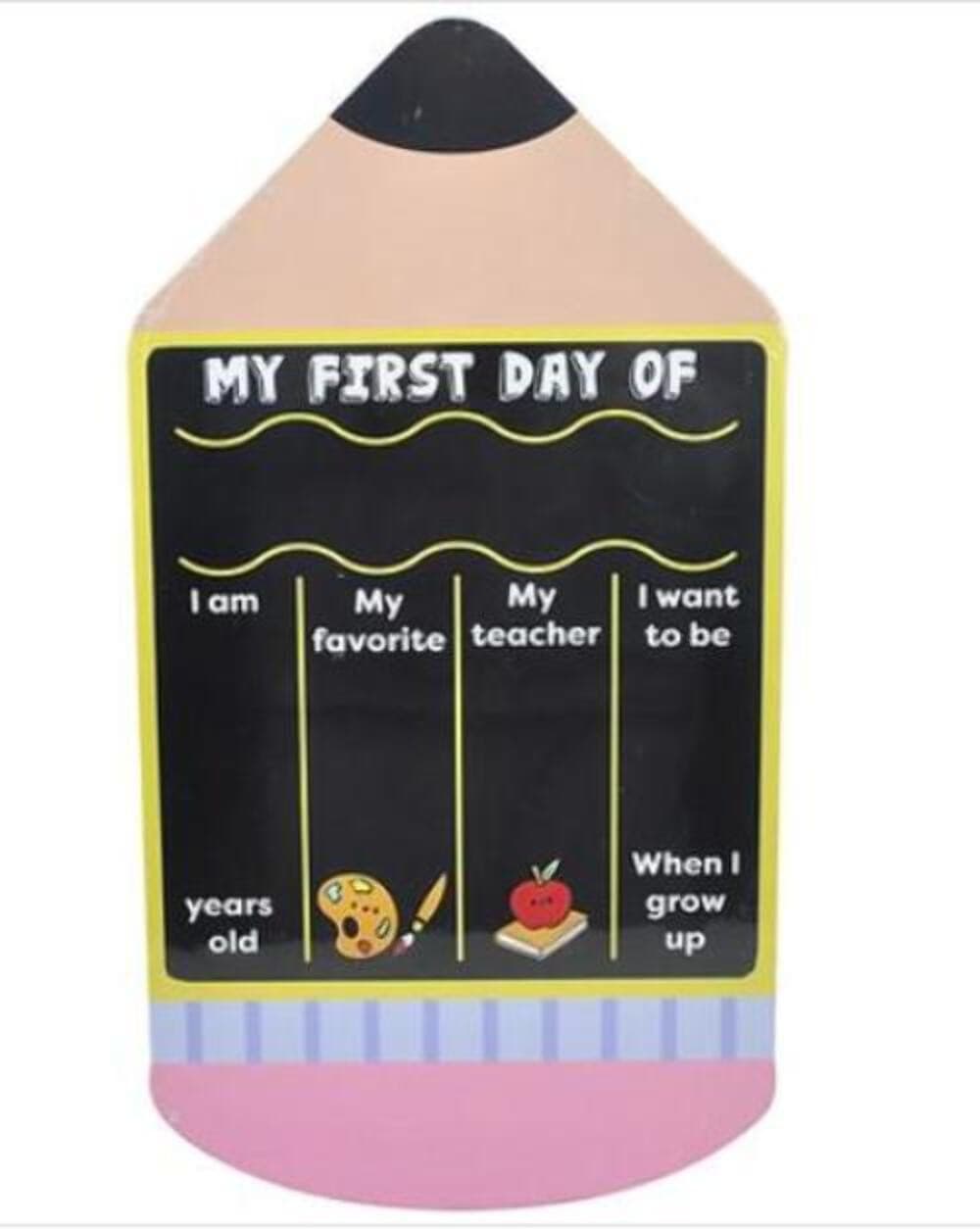First / Last day of school chalkboard sign