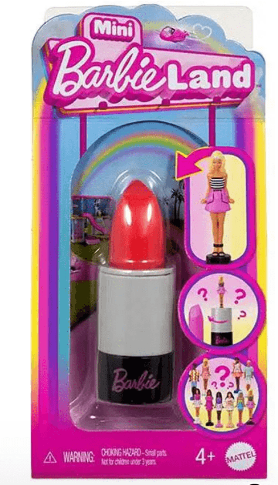 Mini Barbie Land Fashionistas 1.5-Inch Mystery Pack Lipstick / Polish [1 RANDOM