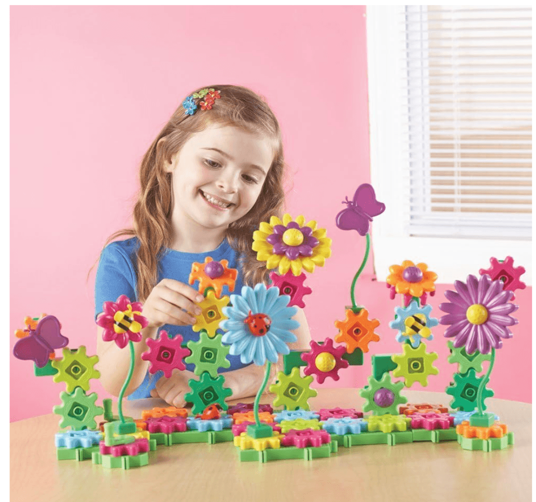 Learning Resources Gears! Gears! Gears! Build & Bloom Building Set, STEM Learnin - Thumbnail 2