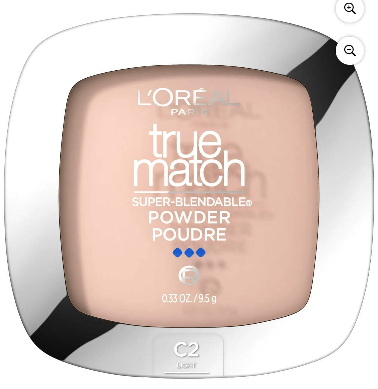 L'Oreal Paris True Match Super Blendable Oil Free Makeup Powder, Natural Ivory,