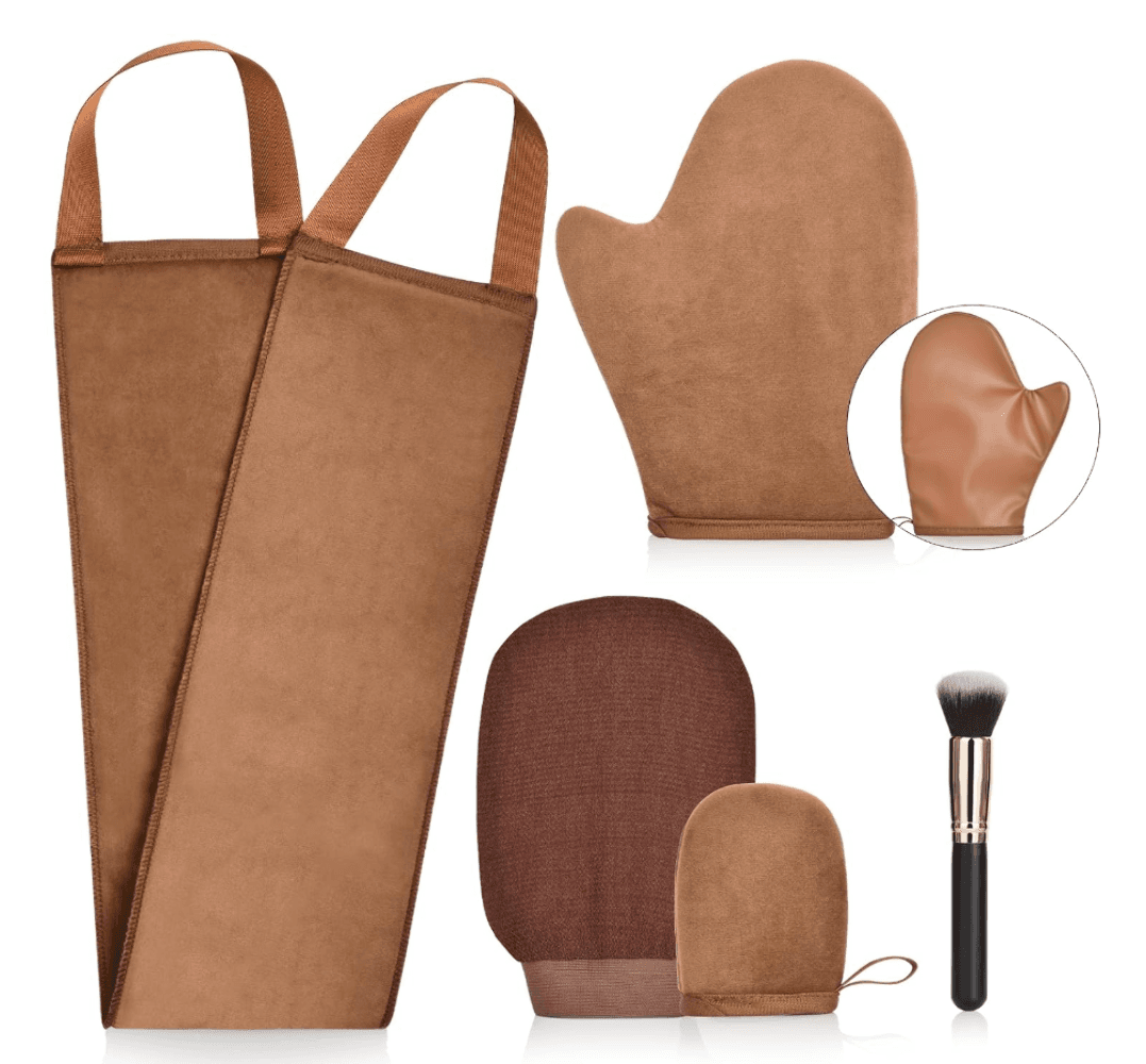 5 Piece Self Tanning Mitt Applicator Kit