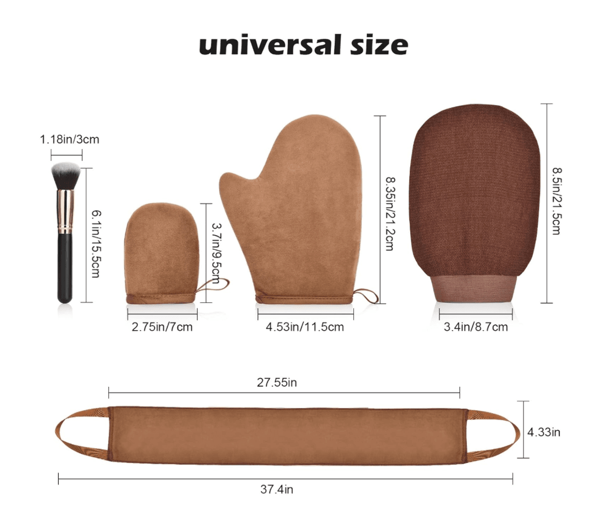 5 Piece Self Tanning Mitt Applicator Kit - Thumbnail 5