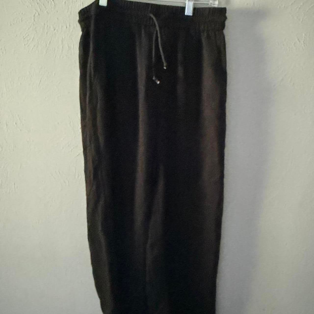 Halara black linen pants