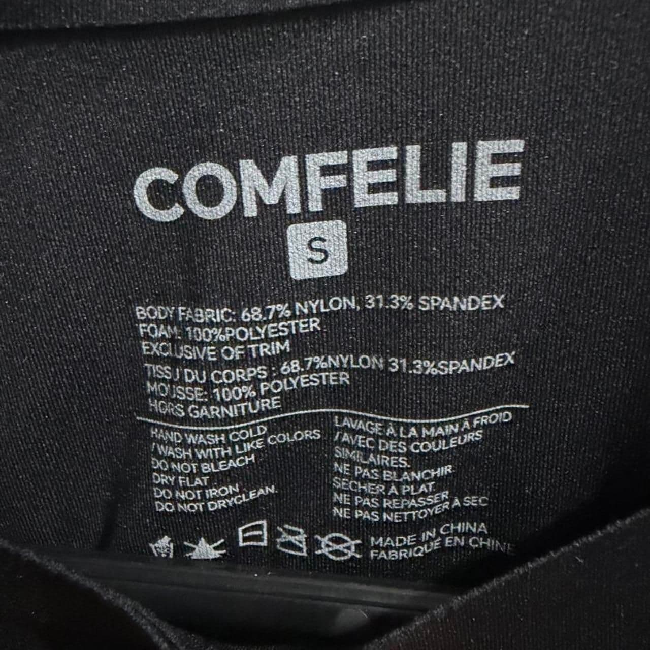 Comfelie Women's Black Bodysuit - Thumbnail 2