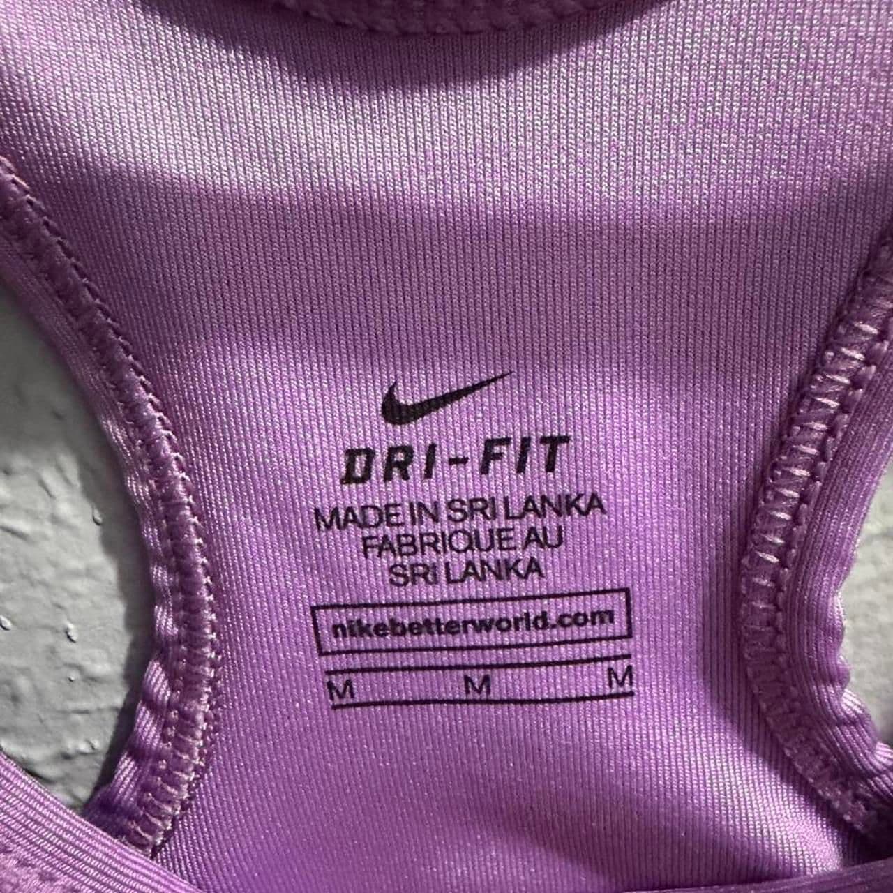Nike Women's Purple sports bra - Thumbnail 3