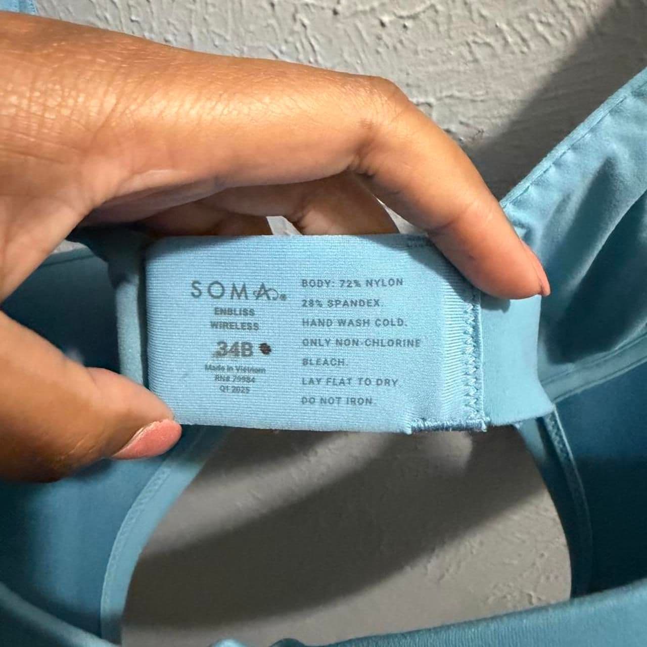 Soma Women's Blue Bra - Thumbnail 4