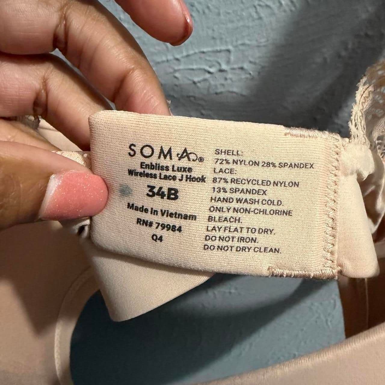 Soma Women's Tan Bra - Thumbnail 3