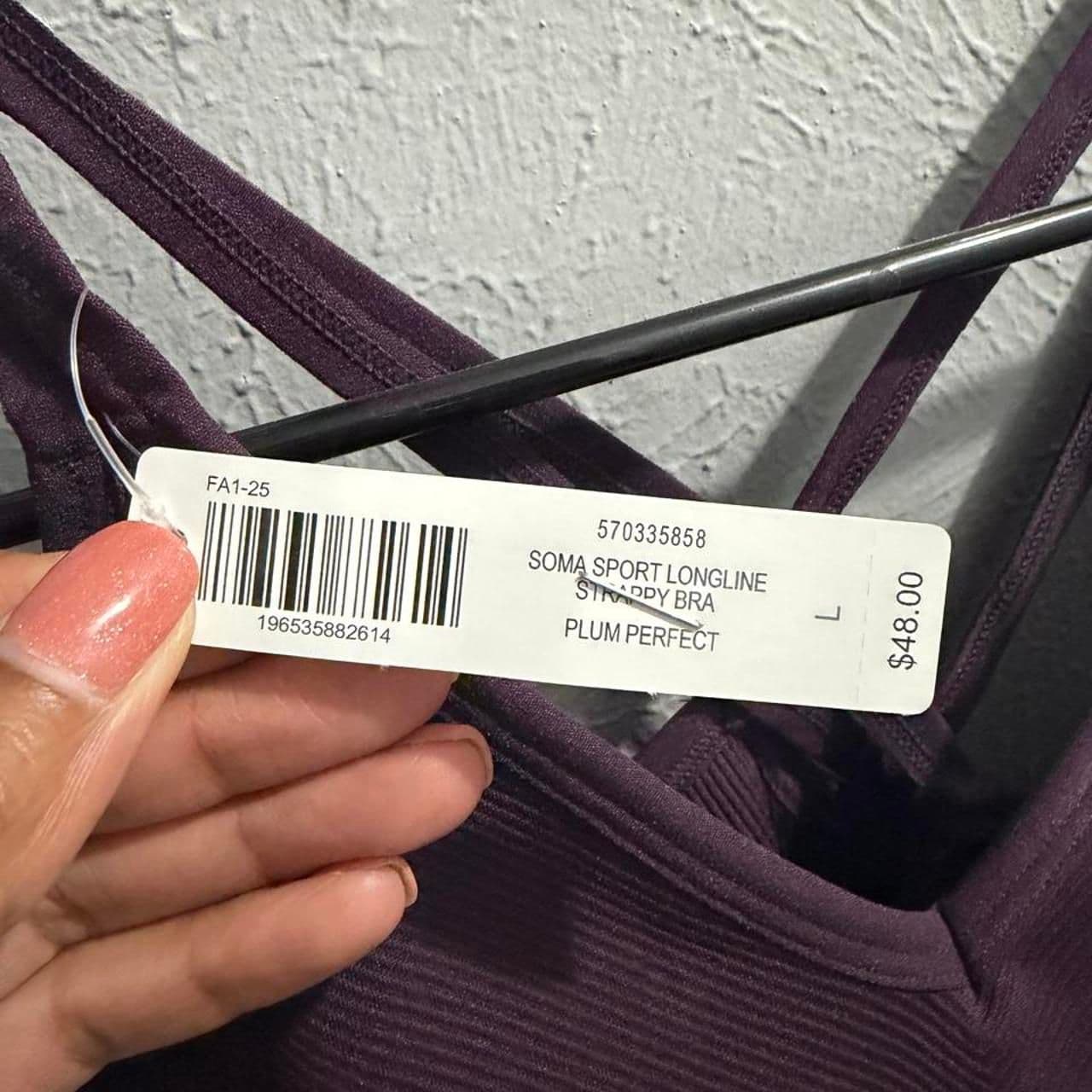 Soma Women's Purple Bra - Thumbnail 2