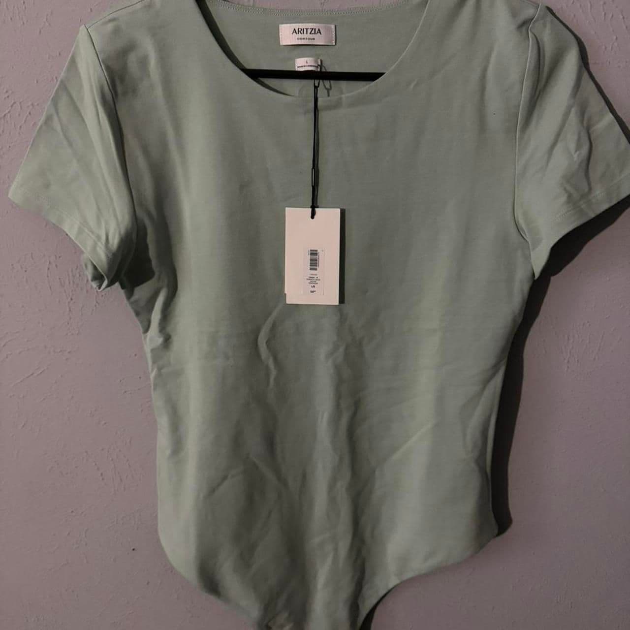 Aritzia Women's Green Bodysuit