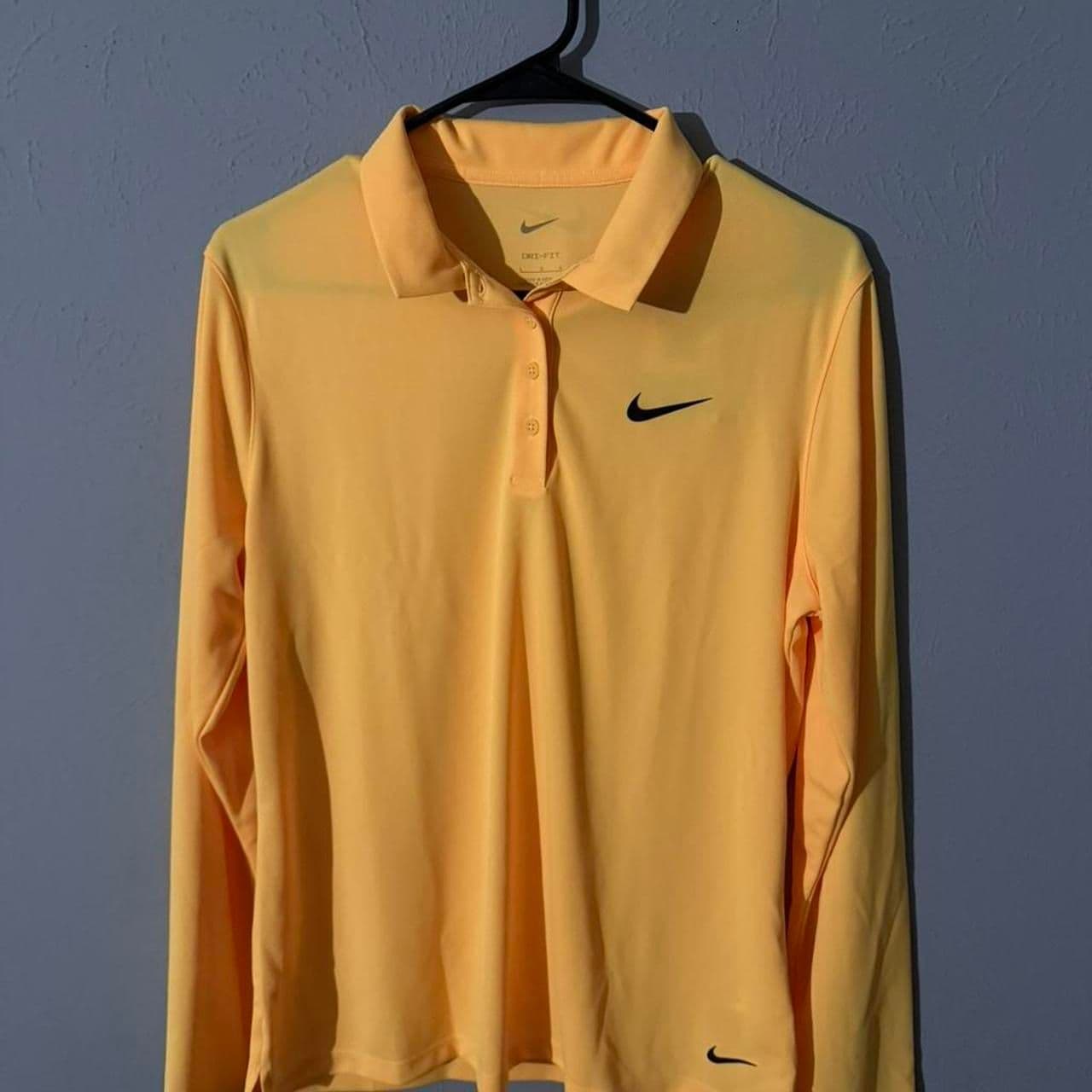 Nike Women's Yellow and Orange Polo-shirts