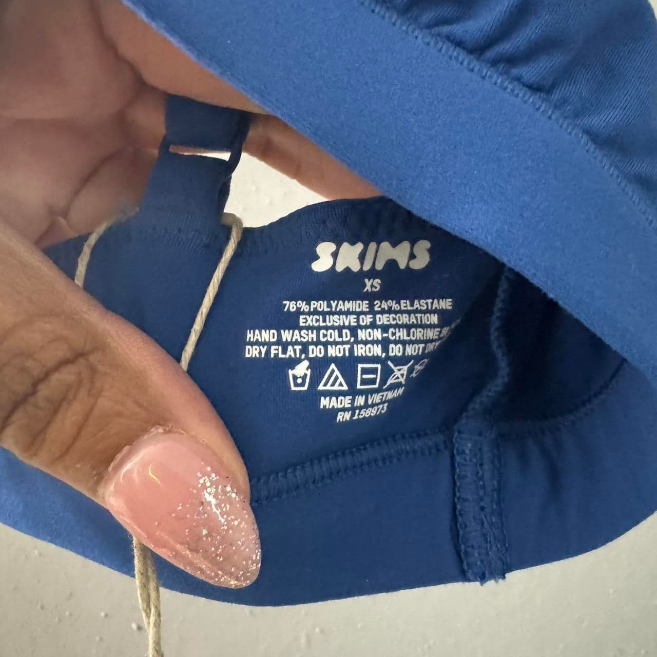 Skims Women's Blue Bra - Thumbnail 3