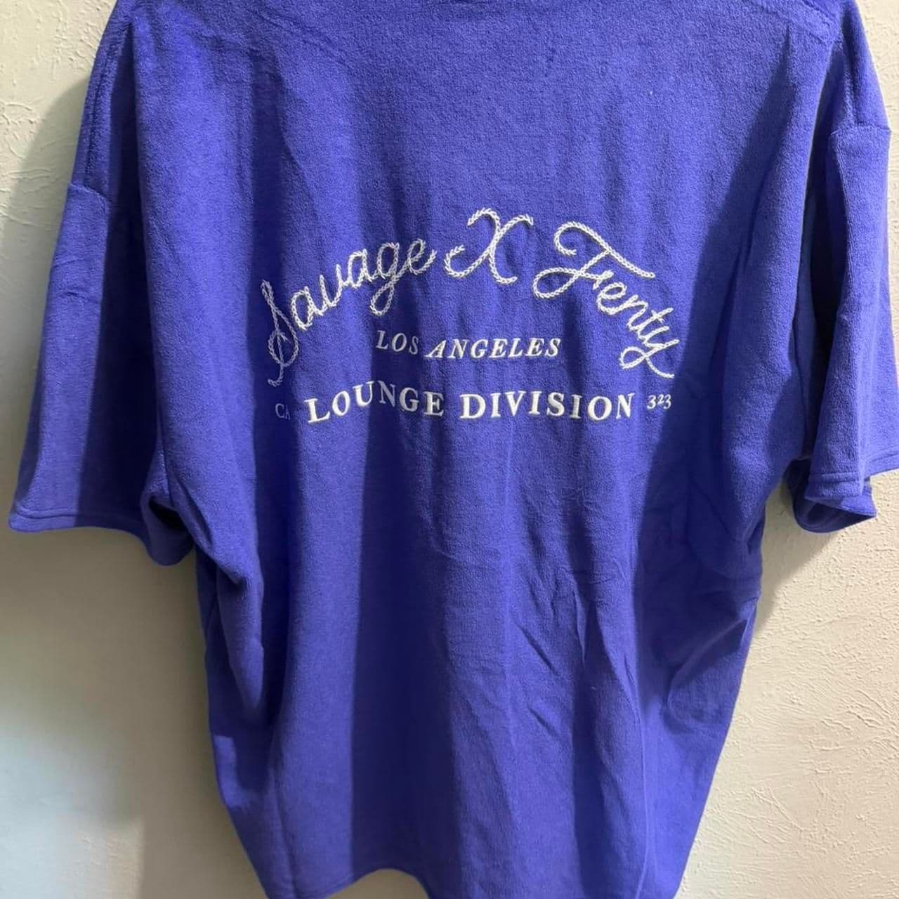 Savage-x-fenty Women's Purple and Blue Shirt - Thumbnail 4