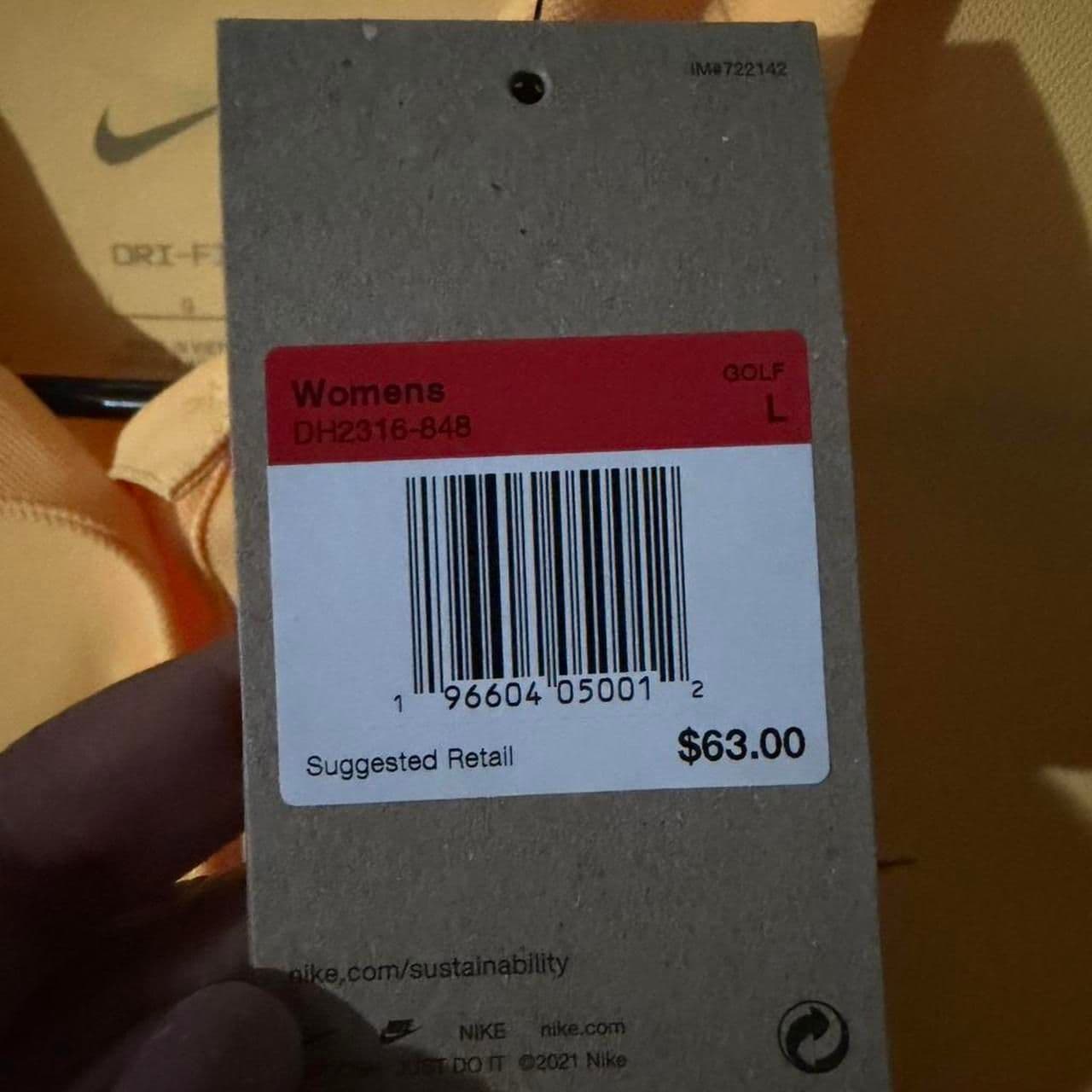 Nike Women's Yellow and Orange Polo-shirts - Thumbnail 3