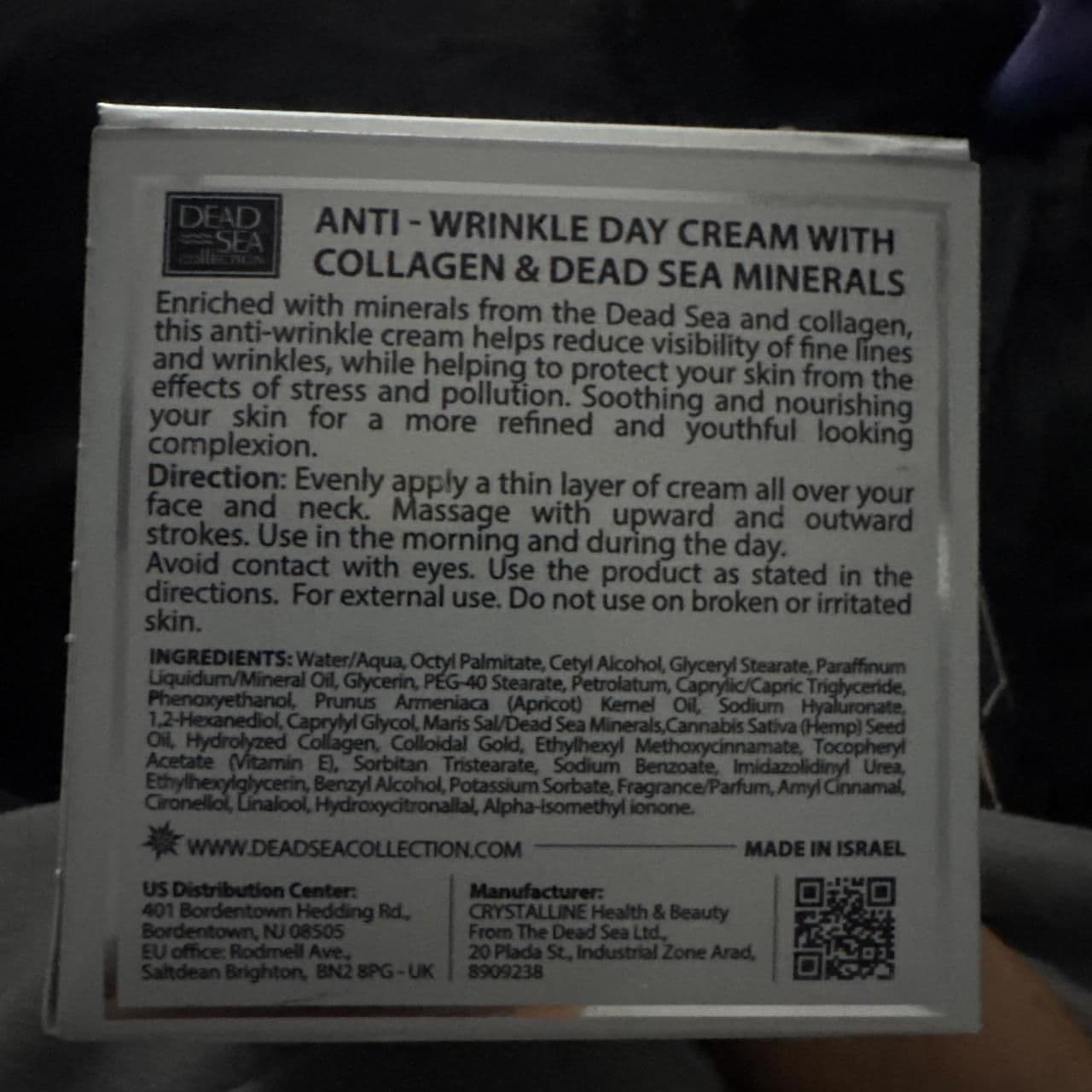 Dead Sea Collagen cream - Thumbnail 3