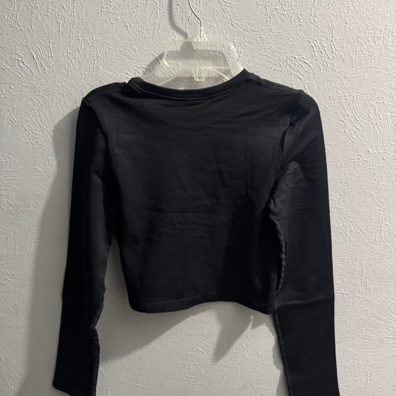 OQQ Women's Black Shirt - Thumbnail 2