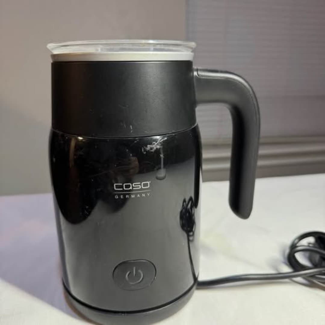 CASO Black Electric Milk Frothern