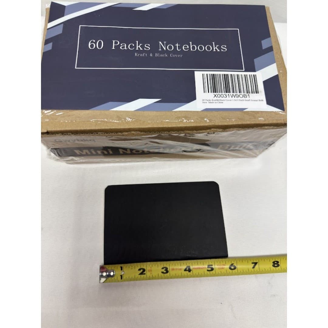 60 Pack Kraft Pocket Notebooks Bulk, 3.5 X 5.5 Inches NEW - Thumbnail 2