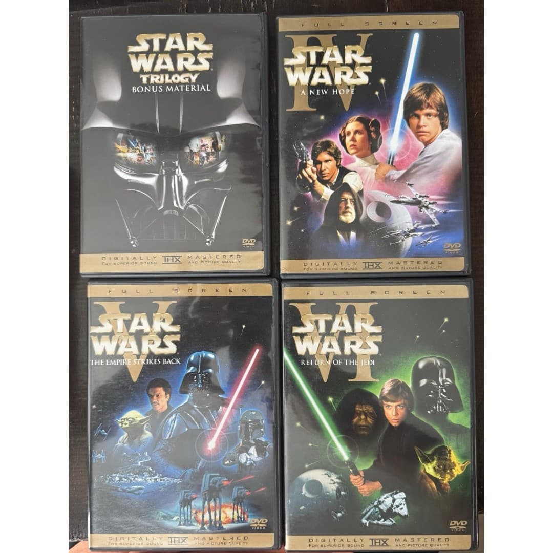 Star Wars Trilogy (DVD, 2004, 4-Disc Set, Full Screen) - Thumbnail 3