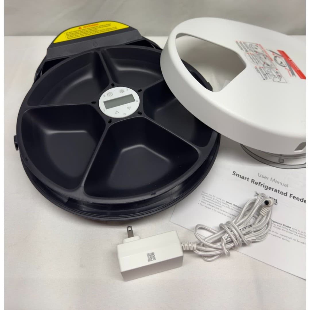 UBPet Automatic Cat Feeder Digital Timer 5 Bowls NEW whit no box - Thumbnail 2