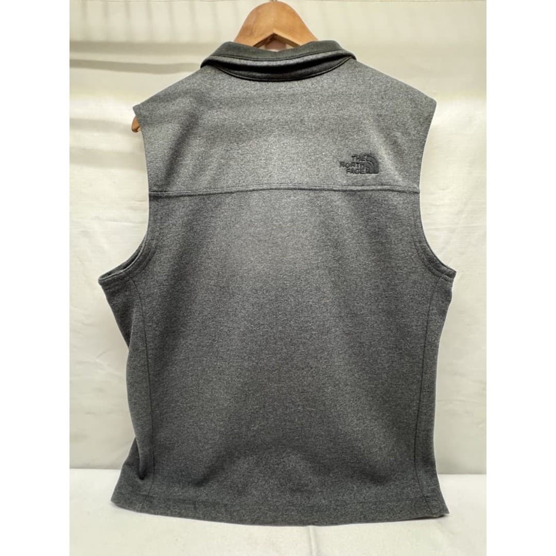 The North Face Men's Gray Full Zip Vest w/ Zipped Pockets, Size M Regular Fit - Thumbnail 5