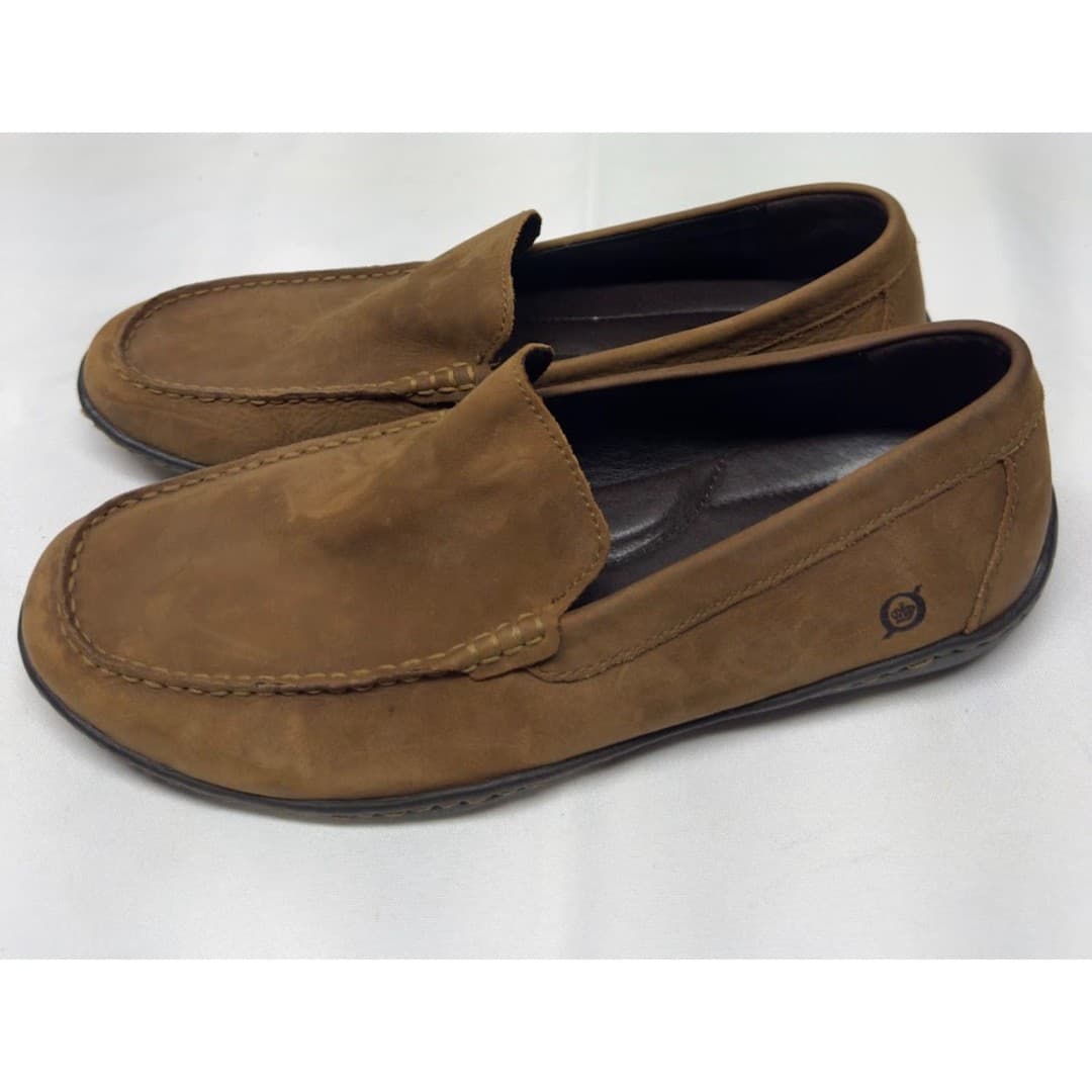 Born Suede Slip On Casual Loafers Brown Mens Shoes Size US 12 | EU 46 - Thumbnail 2