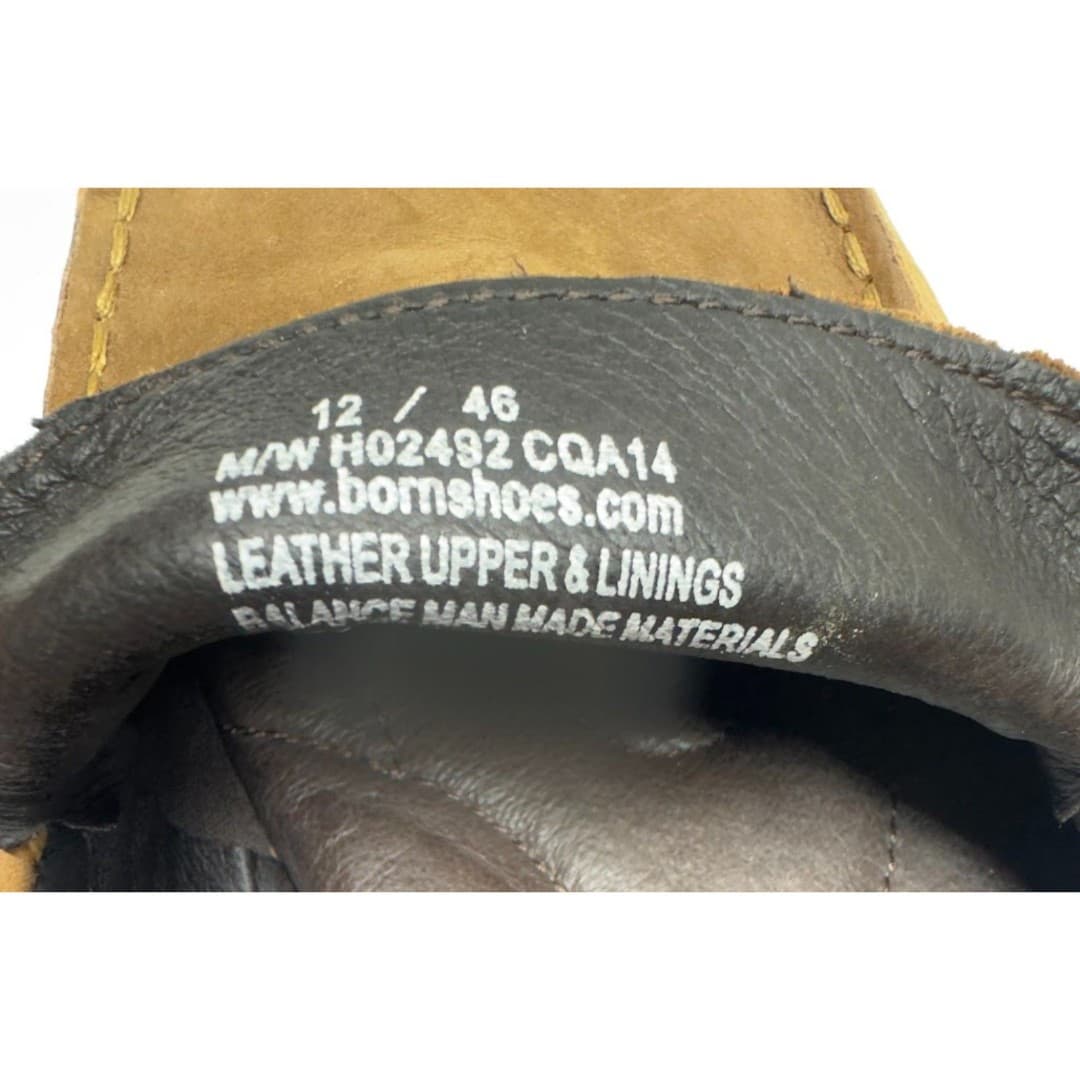Born Suede Slip On Casual Loafers Brown Mens Shoes Size US 12 | EU 46 - Thumbnail 6