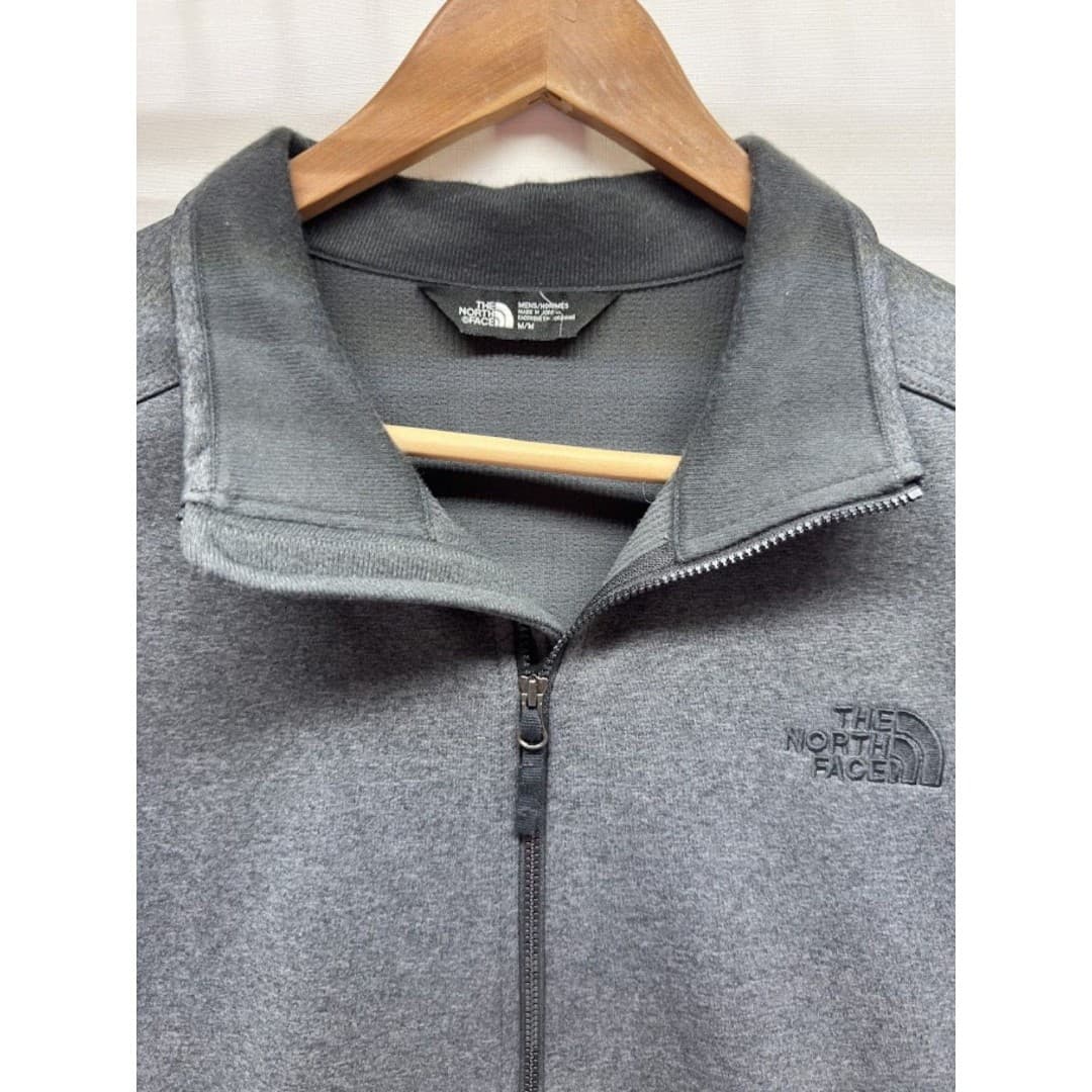 The North Face Men's Gray Full Zip Vest w/ Zipped Pockets, Size M Regular Fit - Thumbnail 2