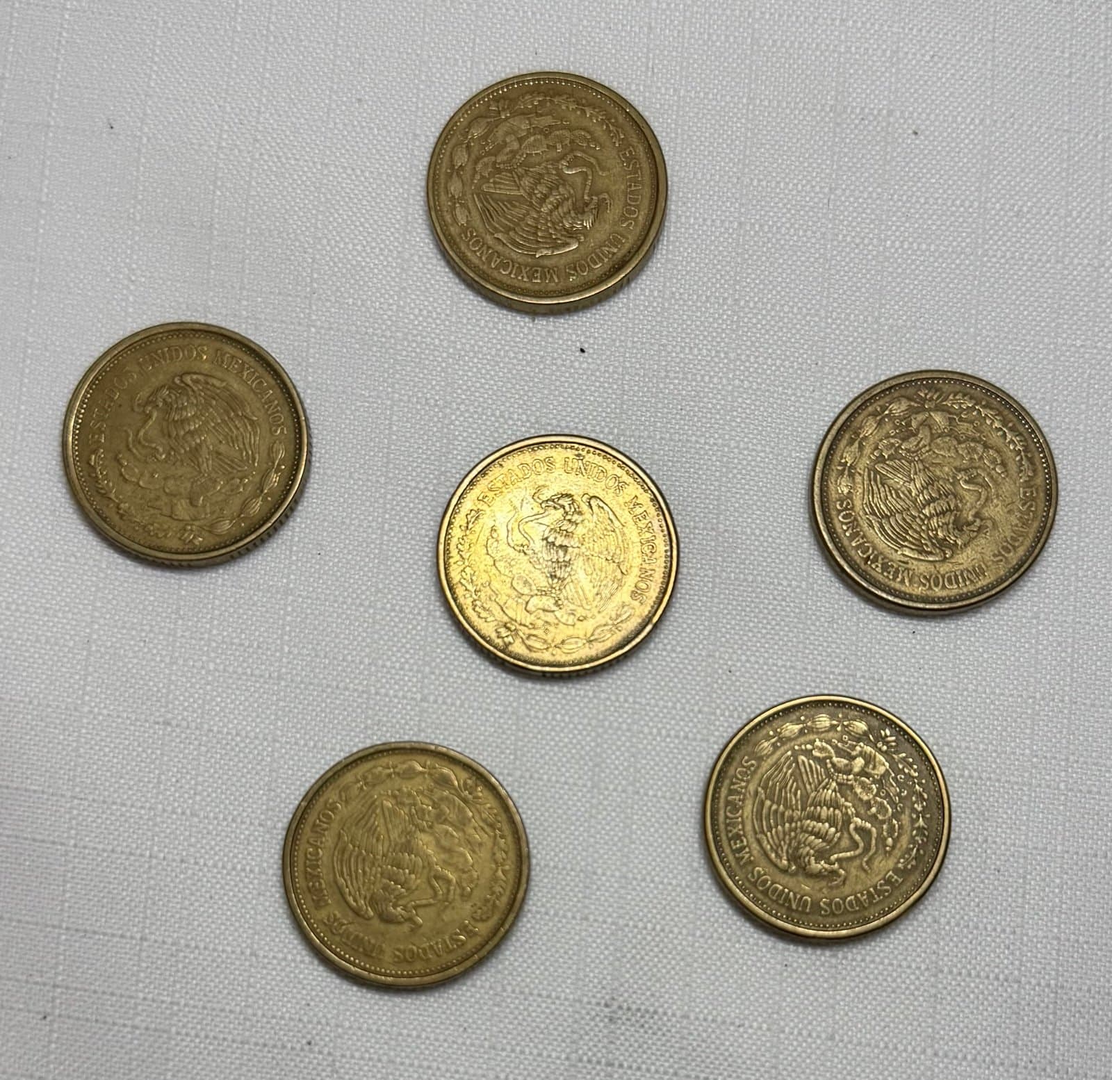 Mexico 100 Pesos Coin , Mixed Years lot of 6 coins - Thumbnail 2