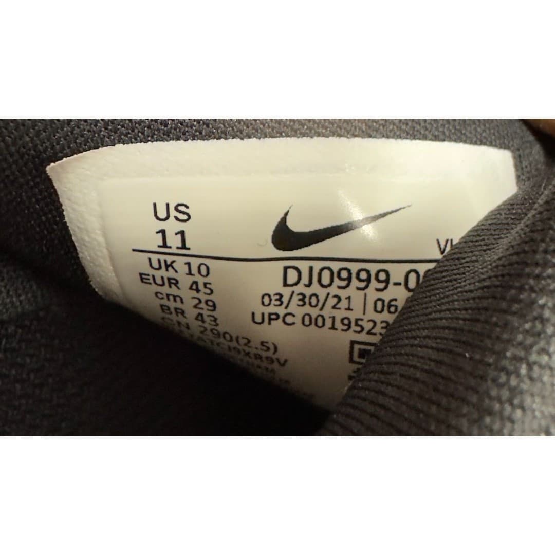 New Nike Shoes Mens 11 AD Comfort Slip On Sneakers Black Low Top DJ0999-003 - Thumbnail 5