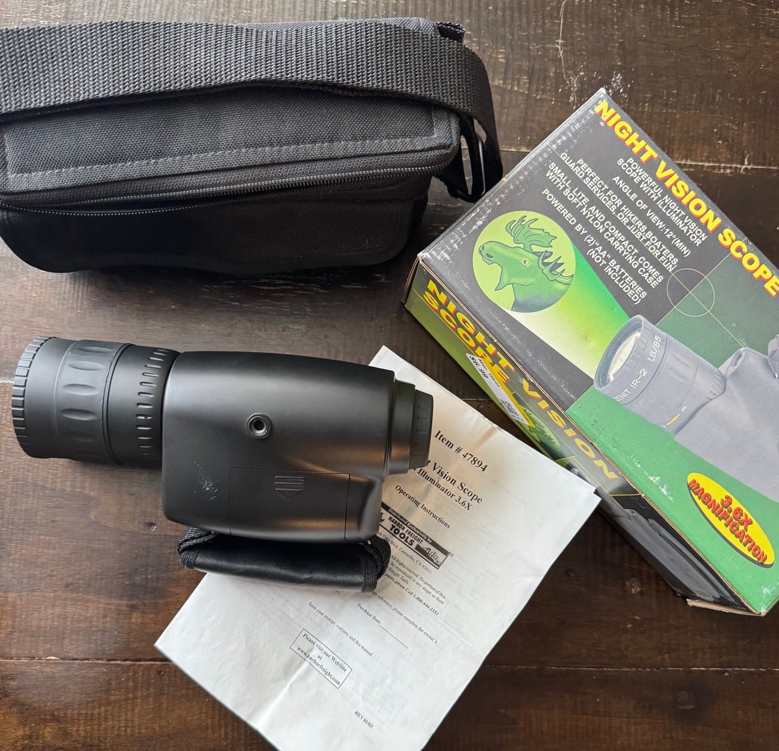 Harbor Freight Night Vision Scope - Thumbnail 3