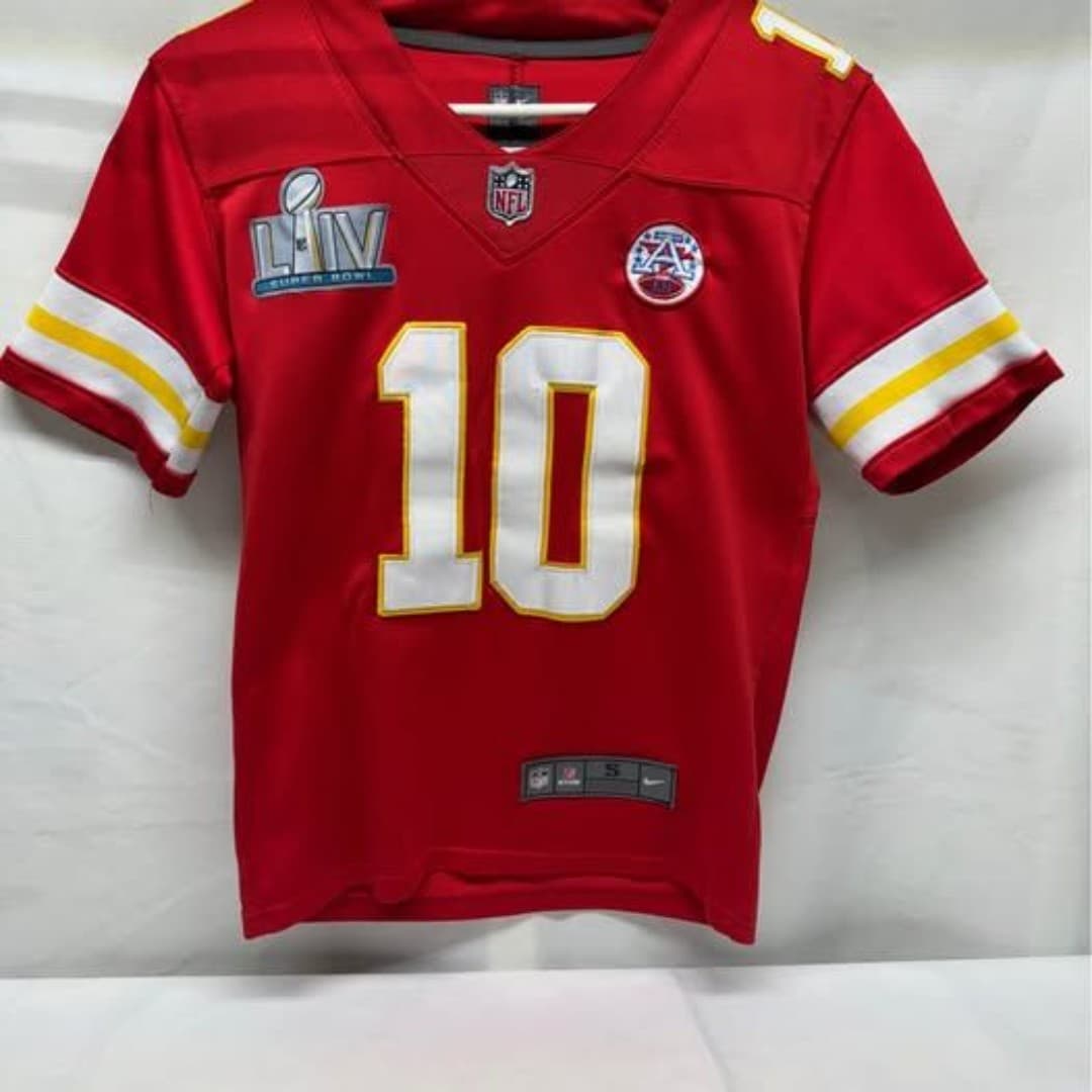 Nike NFL Kansas City Chiefs Tyreek Hill #10 Small Youth Super Bowl LIV Jersey