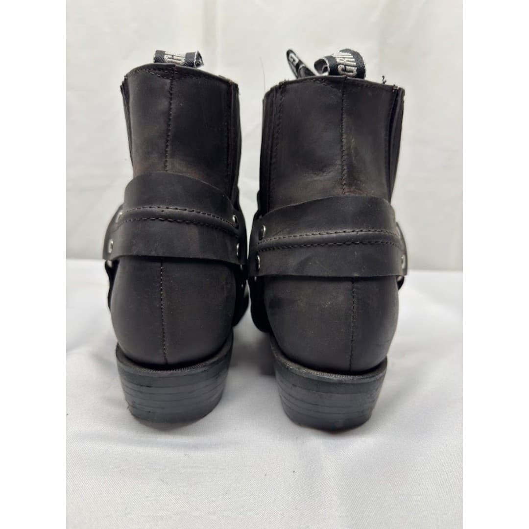 Grinders Renegade Black & Brown Leather Boot Cowboy Western Size 45 - Thumbnail 3
