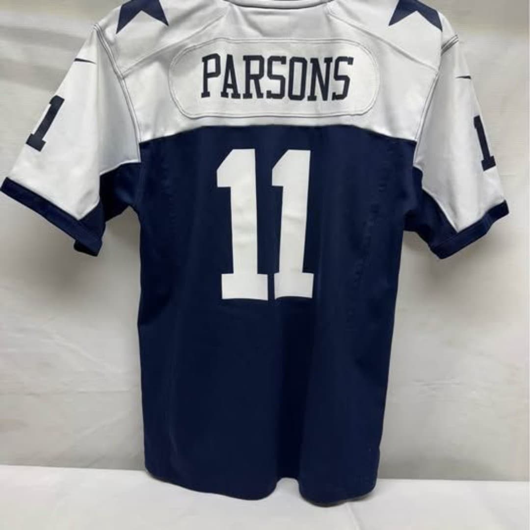 Dallas Cowboys Parson NFL Football Nike Blue Youth Large Jersey - Thumbnail 5