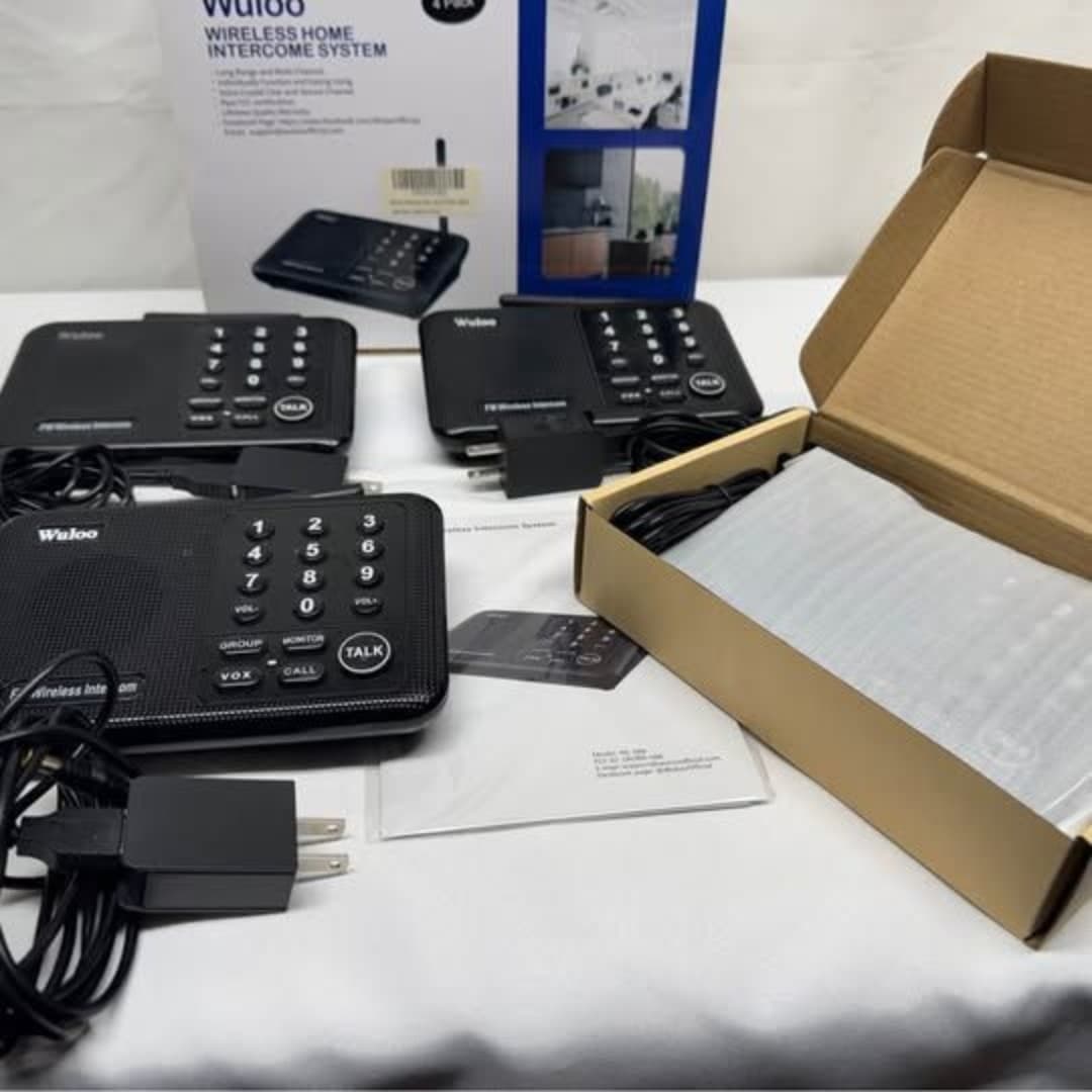 Wuloo Wireless Intercom 4 Pack - Thumbnail 4
