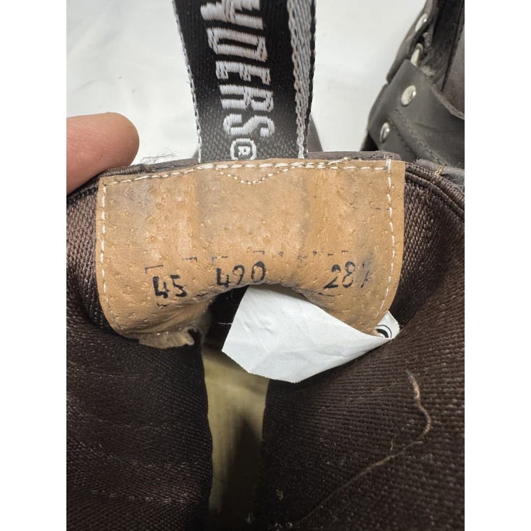 Grinders Renegade Black & Brown Leather Boot Cowboy Western Size 45 - Thumbnail 6