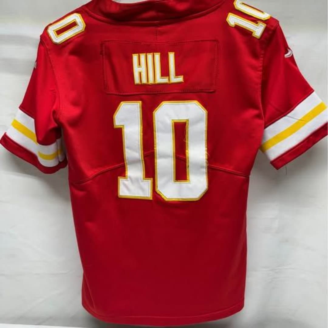 Nike NFL Kansas City Chiefs Tyreek Hill #10 Small Youth Super Bowl LIV Jersey - Thumbnail 2