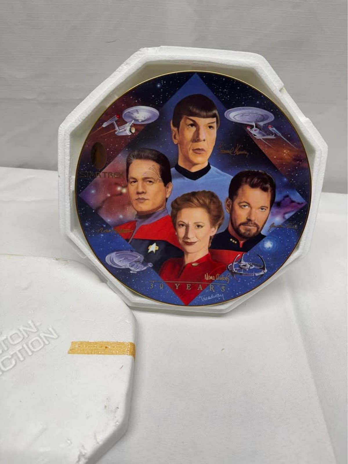 Star Trek "Second in Command" Television Series Collector Decorative Plate