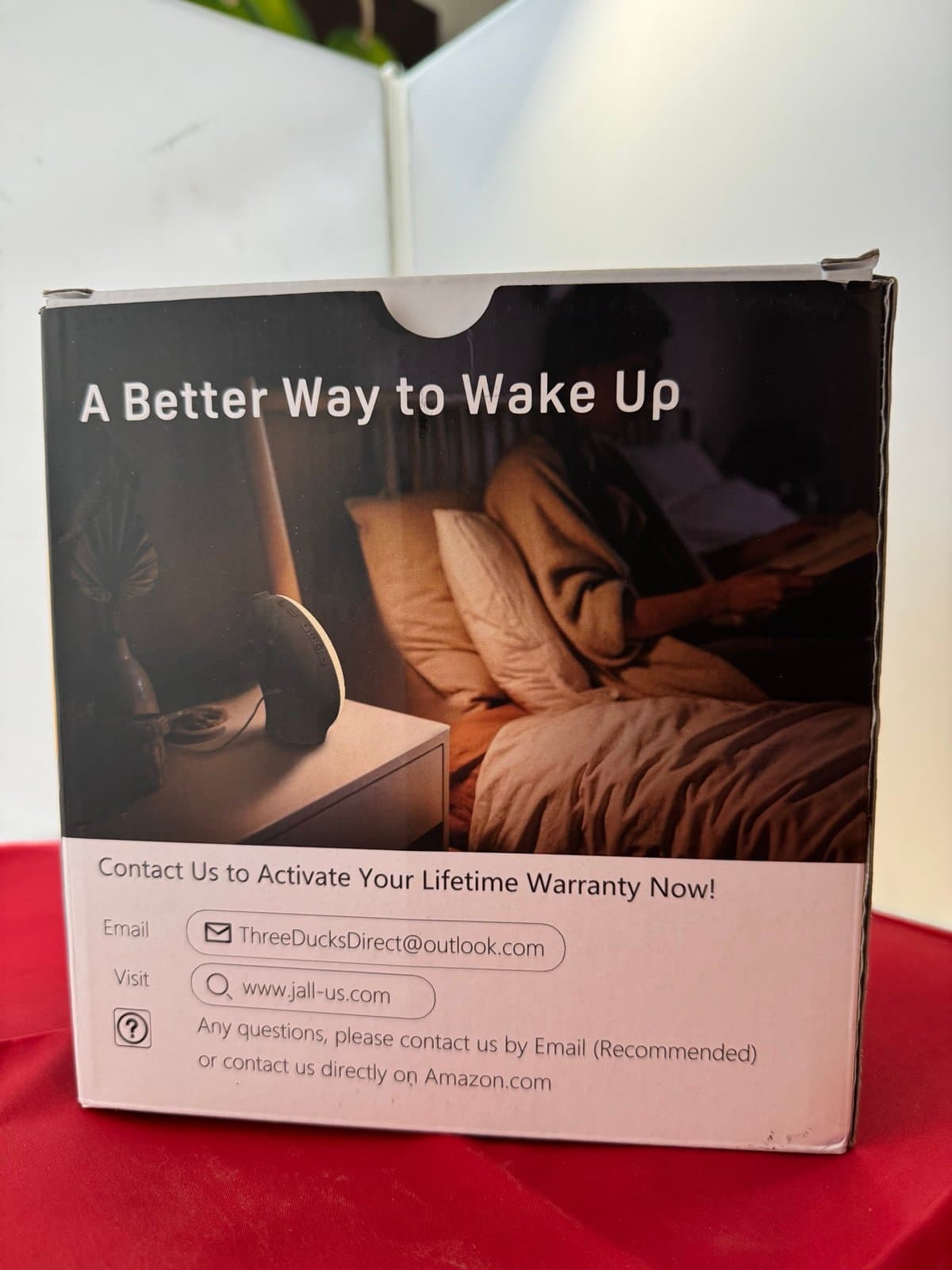 JALL K8 Smart Wake-Up Light Alarm Clock New in Box - Thumbnail 3