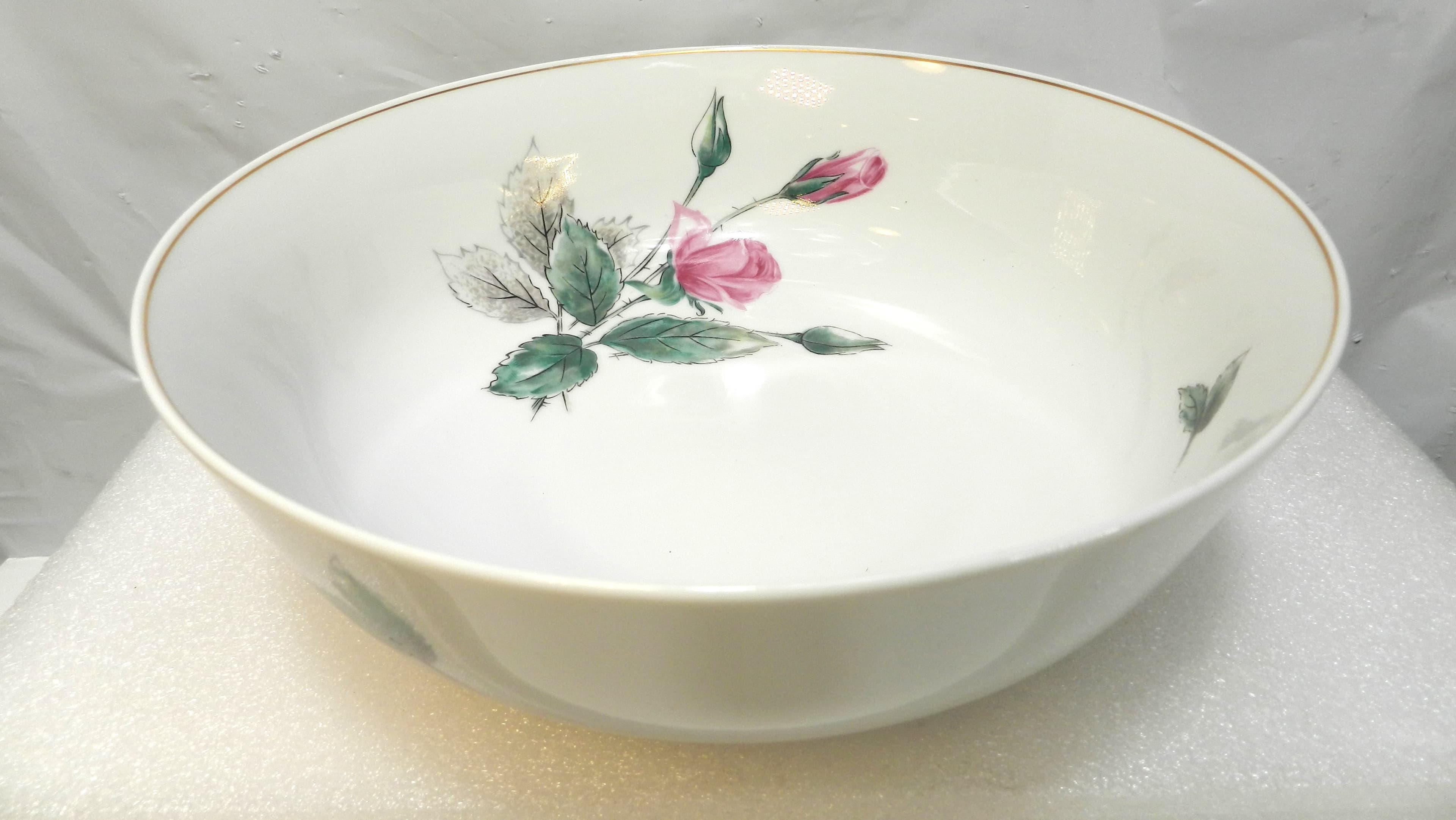 5 Pc Rosenthal Continental Victorian Rose Dinnerware China Serving Set (P86J) - Thumbnail 7