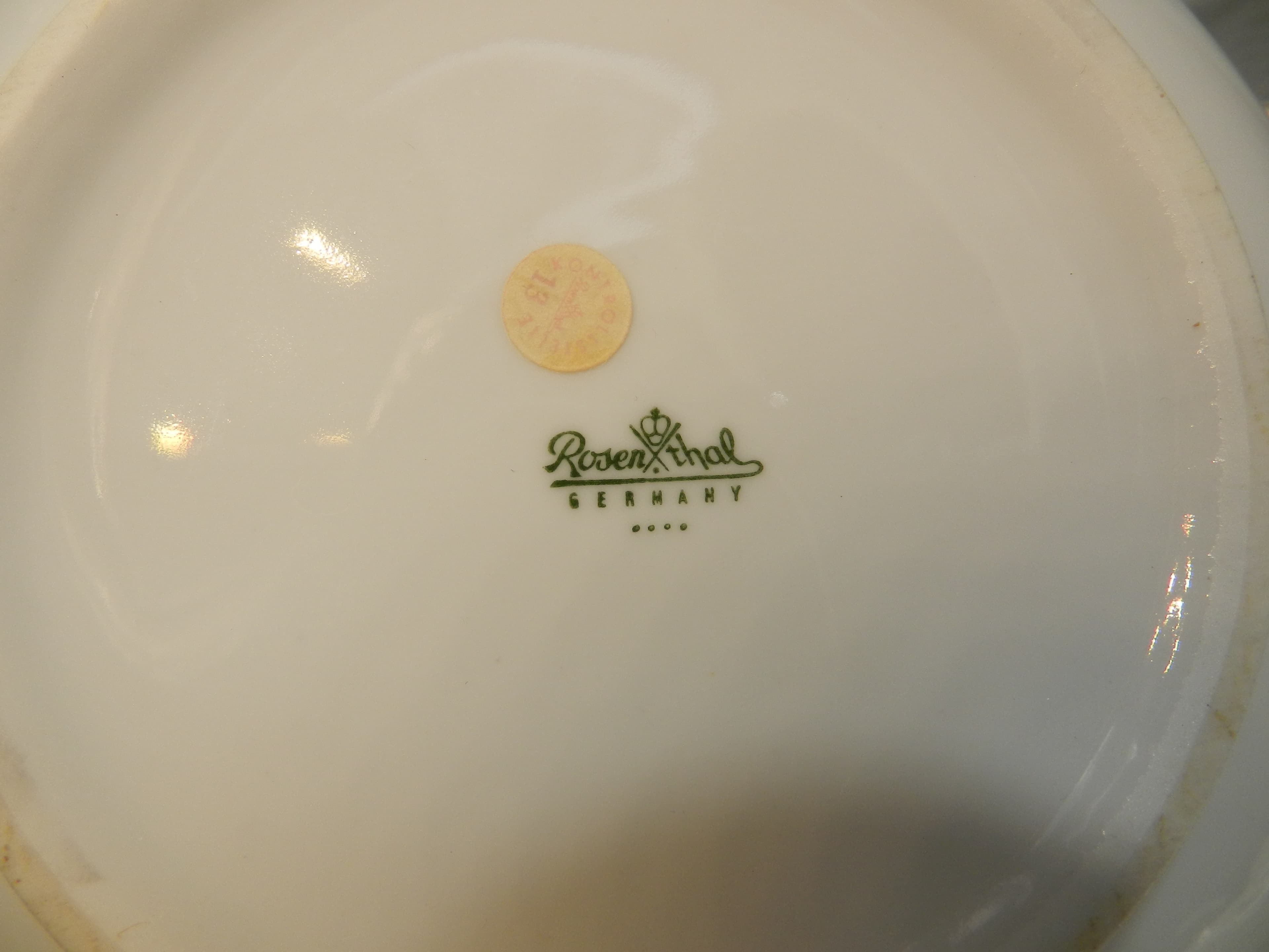 5 Pc Rosenthal Continental Victorian Rose Dinnerware China Serving Set (P86J) - Thumbnail 10