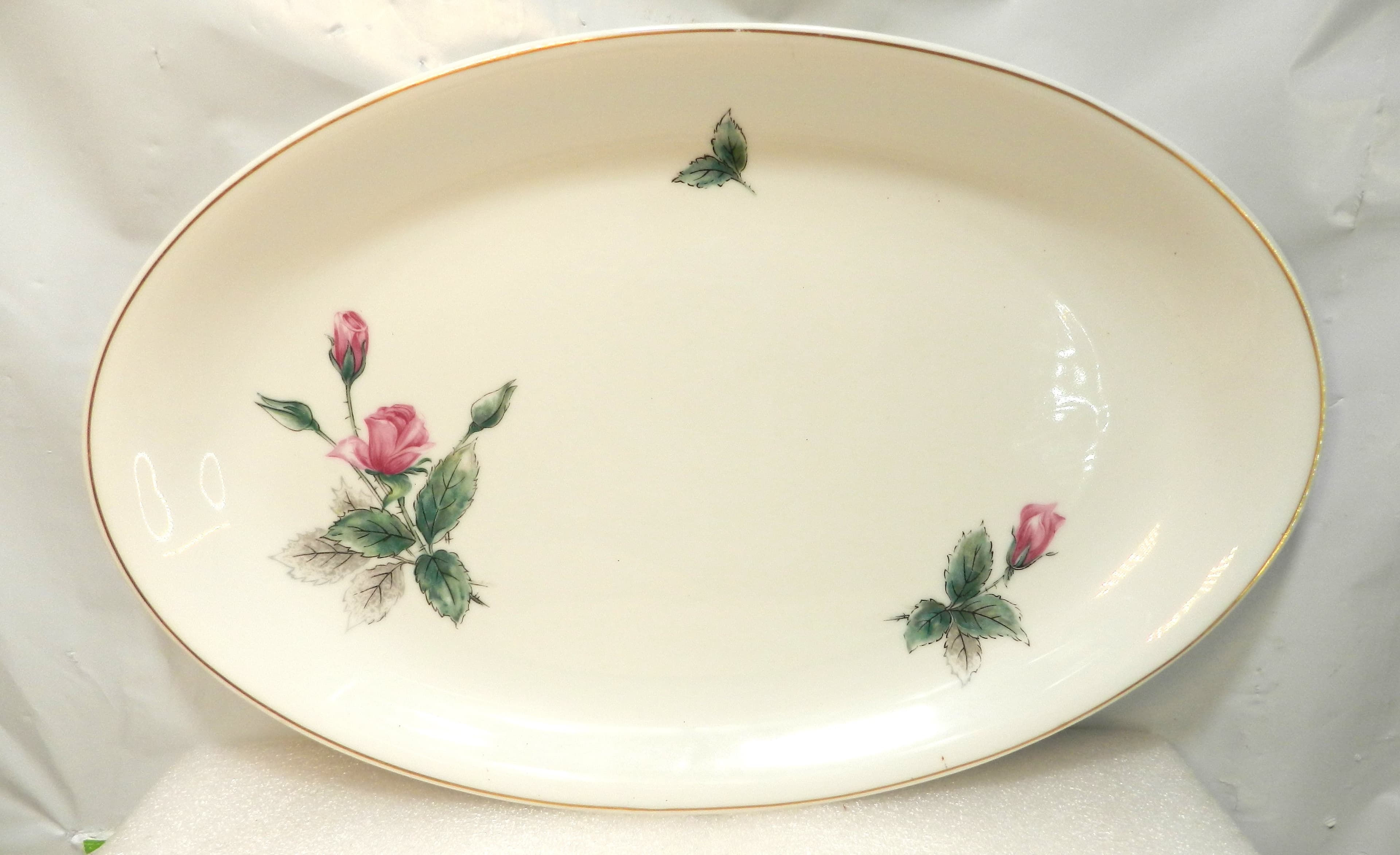 5 Pc Rosenthal Continental Victorian Rose Dinnerware China Serving Set (P86J) - Thumbnail 6