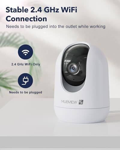 Indoor Security Camera 2K, Pet Camera with Phone App, WiFi Cameras for Home S... - Thumbnail 3
