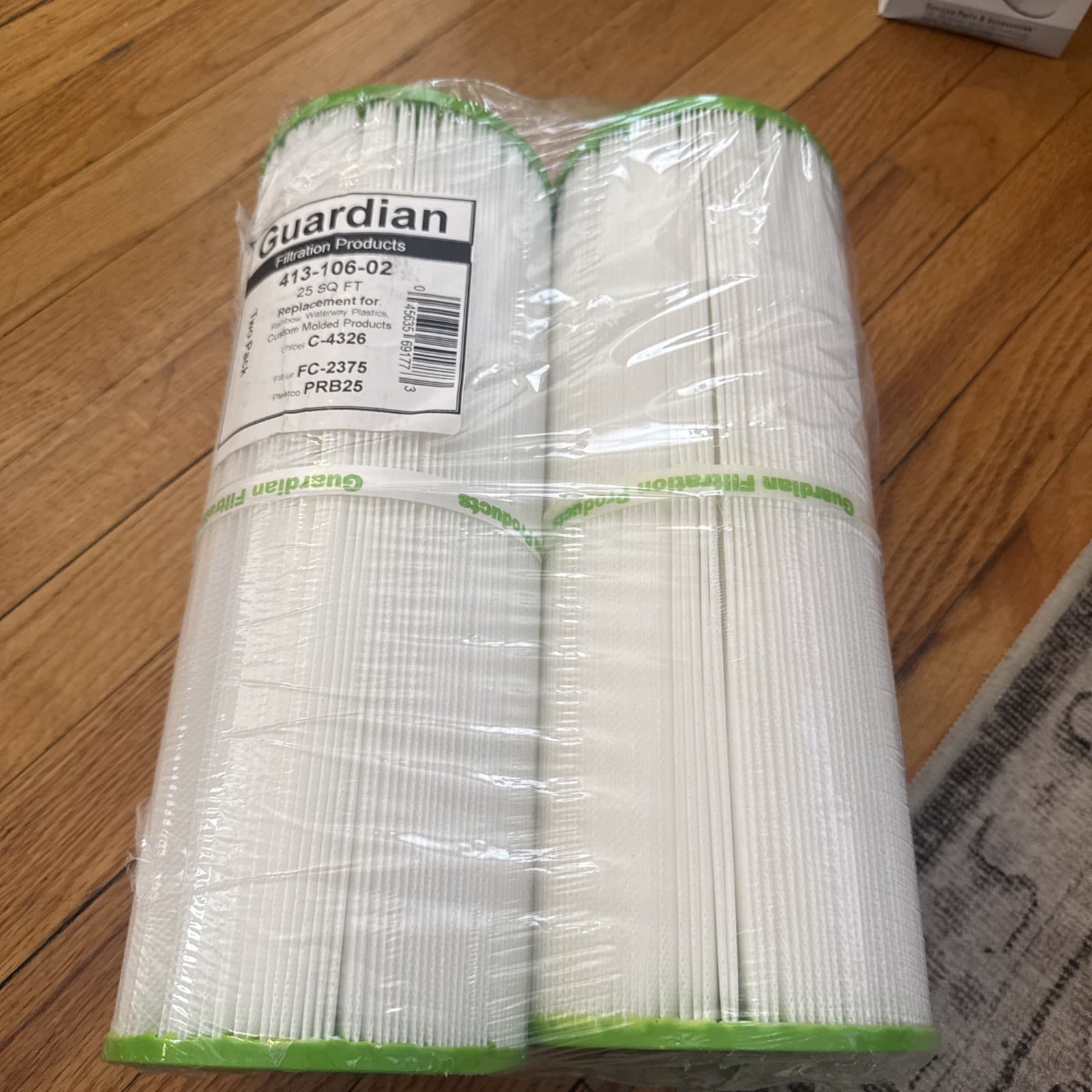 Guardian Pool Filter 413-106-02 2-Pack Replaces C4326 - Tear In The Plastic