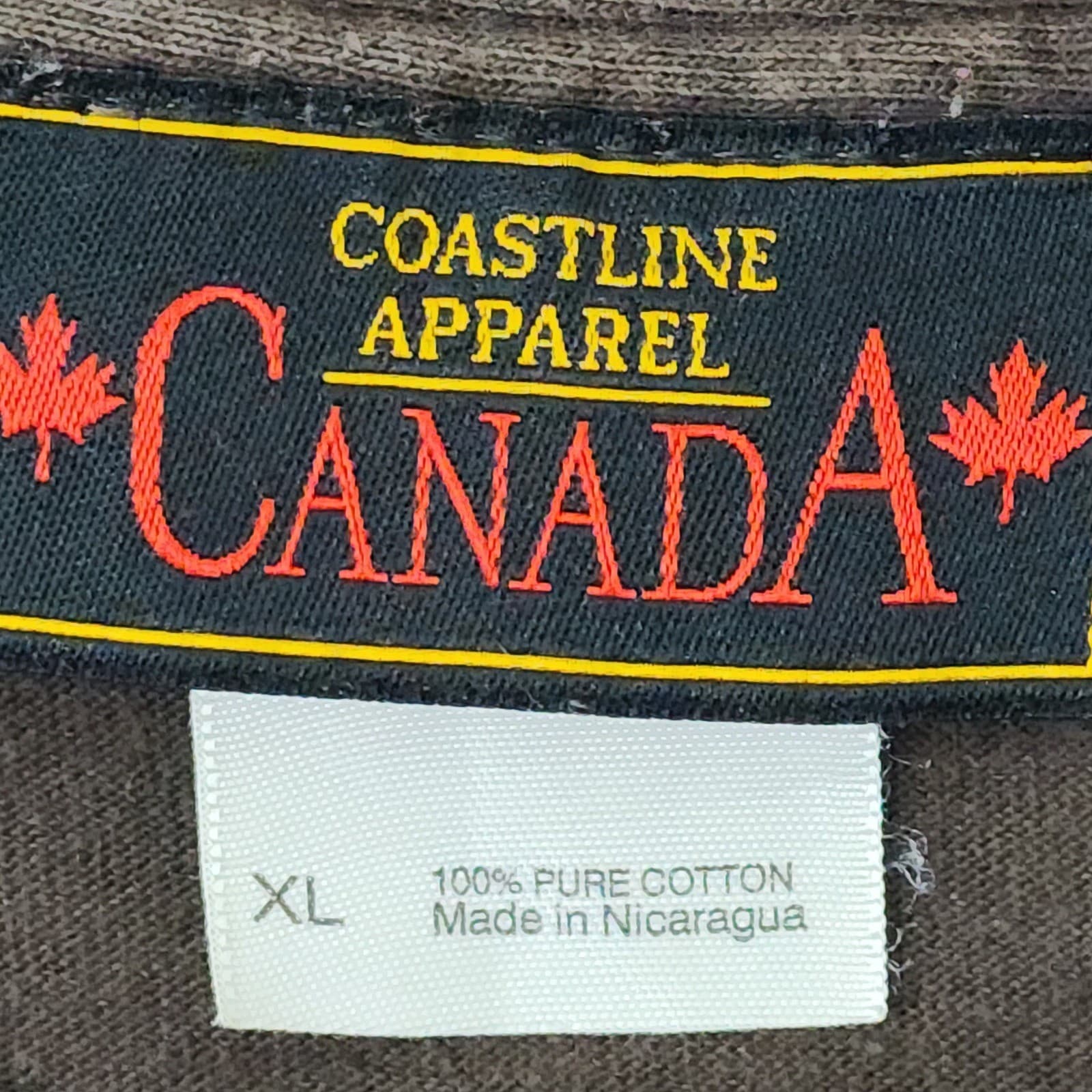 Coastline Apparel Whistler Mountain Bike Park Freight Train T-Shirt Brown XL - Thumbnail 5