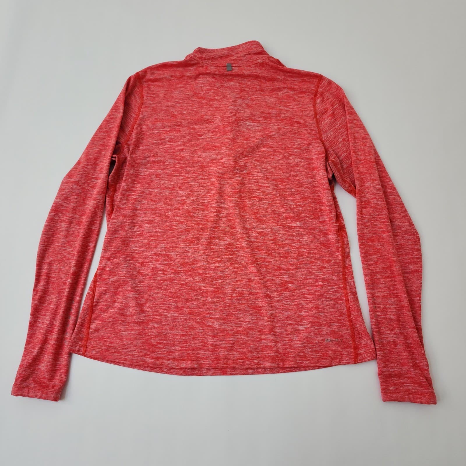 Nike Running Dri-FIT Mens XL Red Space Dye Heather long sleeve Athletic - Thumbnail 9