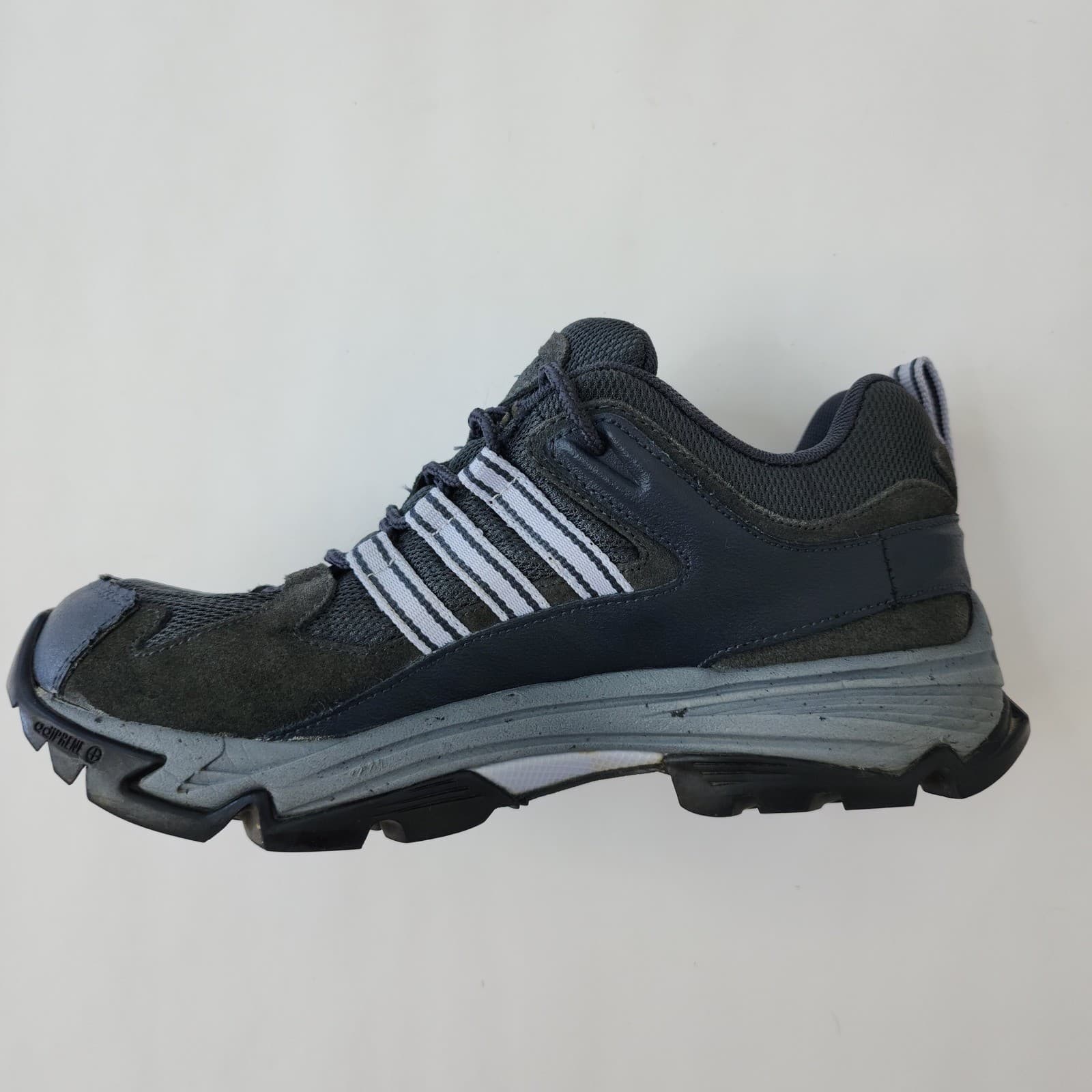 Adidas Adiprene Trail Running Shoes Men's 7 Grey Navy Blue - Thumbnail 4