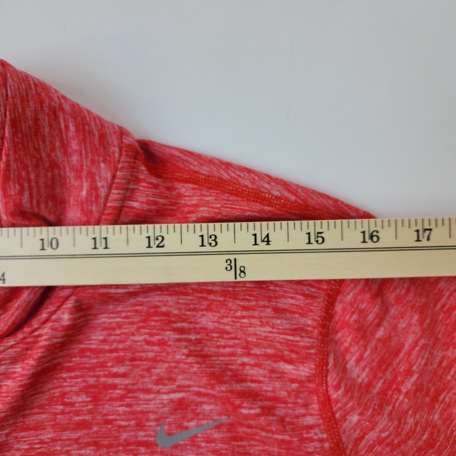Nike Running Dri-FIT Mens XL Red Space Dye Heather long sleeve Athletic - Thumbnail 4