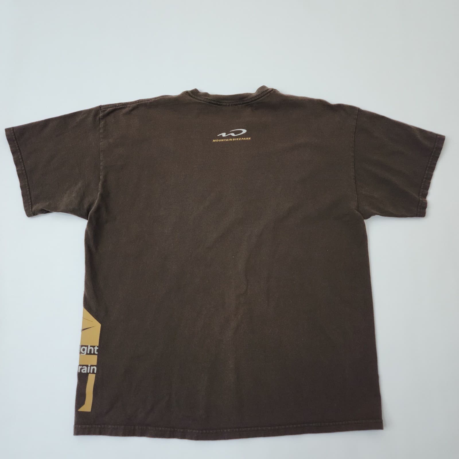 Coastline Apparel Whistler Mountain Bike Park Freight Train T-Shirt Brown XL - Thumbnail 6