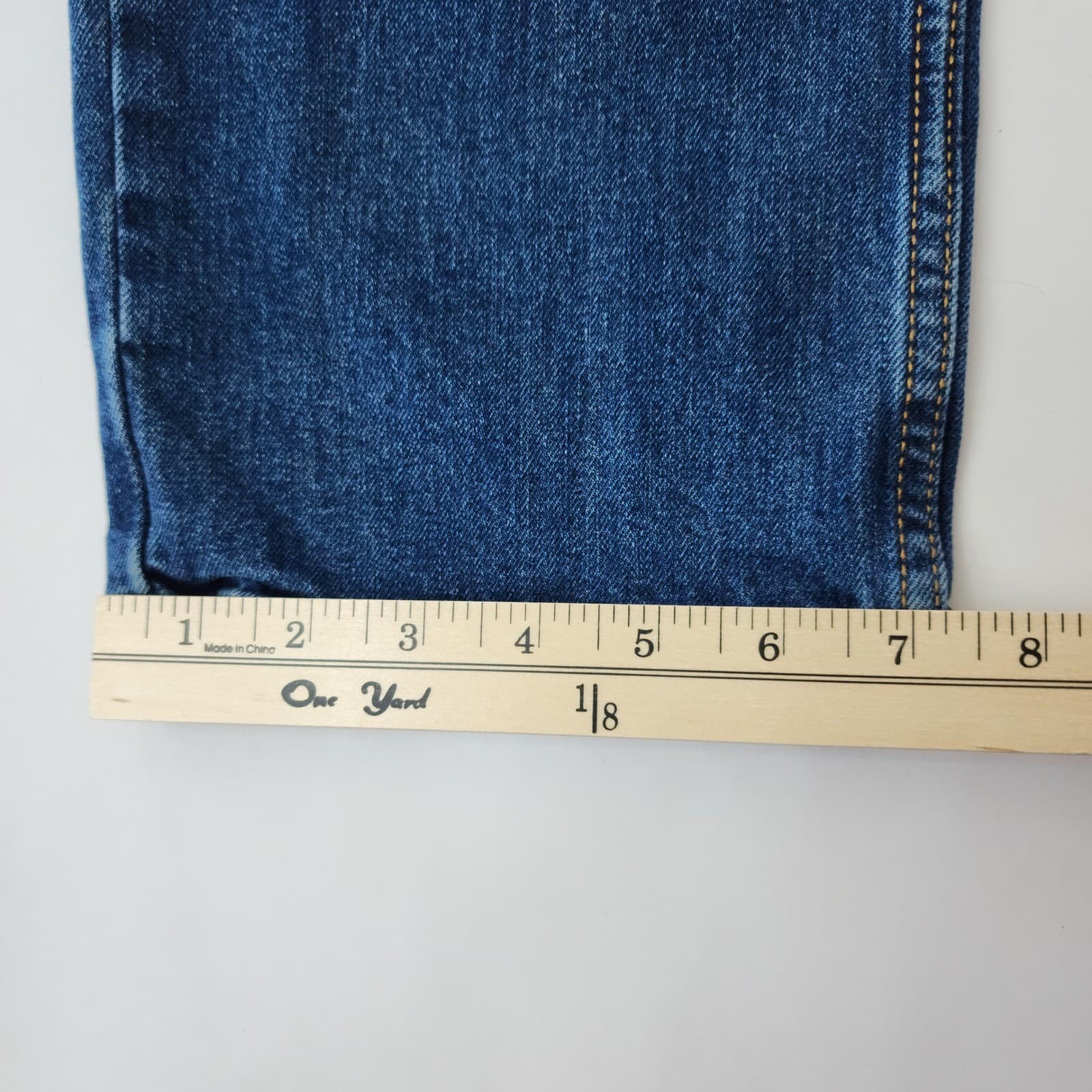 Levis 511 Slim Fit Blue Jeans Mens 38x30 Medium Wash Denim 04511-1163 - Thumbnail 3
