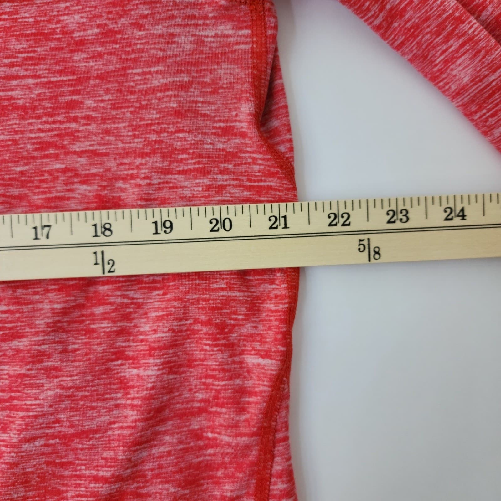 Nike Running Dri-FIT Mens XL Red Space Dye Heather long sleeve Athletic - Thumbnail 3